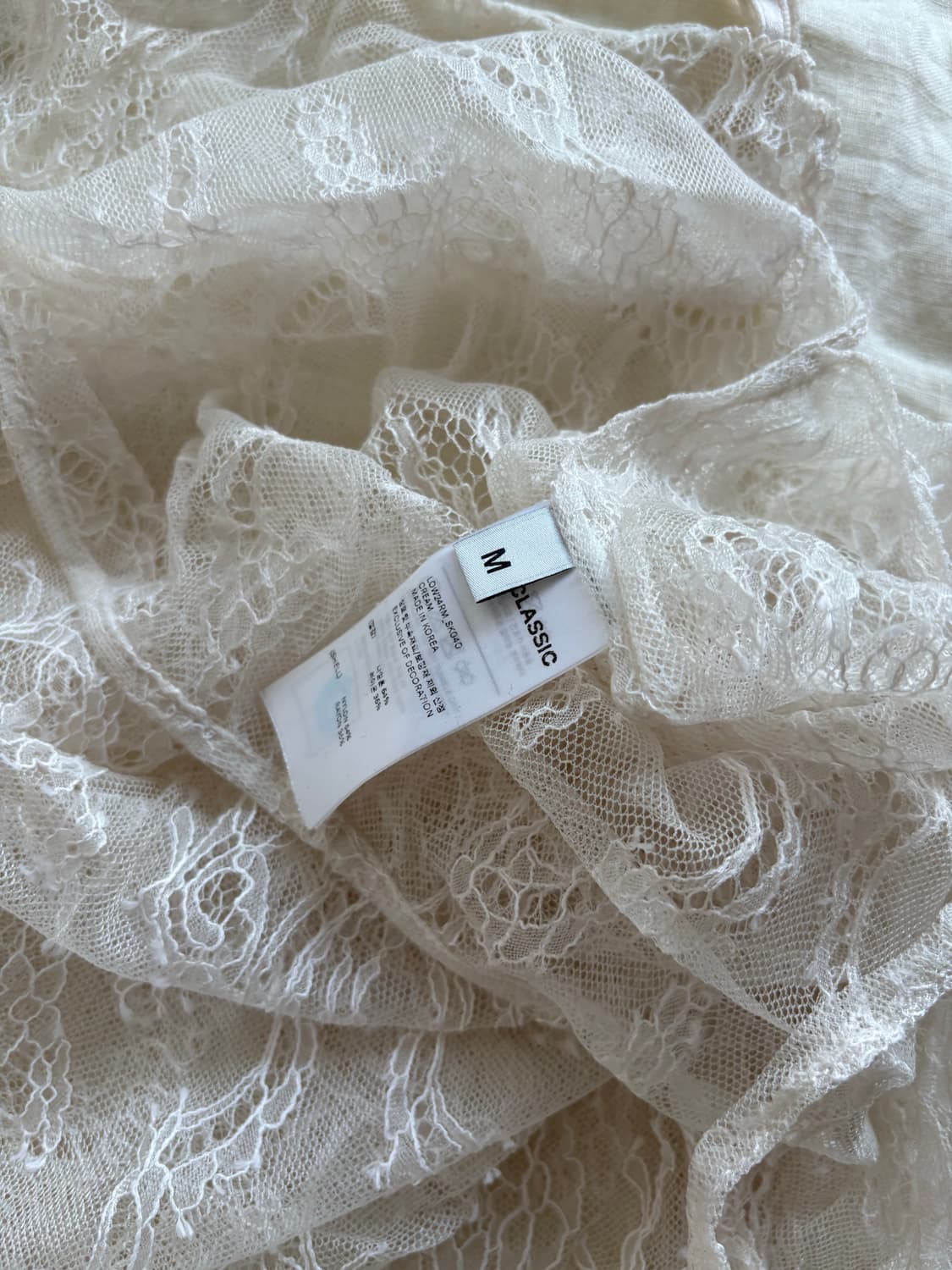 로우클래식 레이스 스커트 M 사이즈 상품이미지5