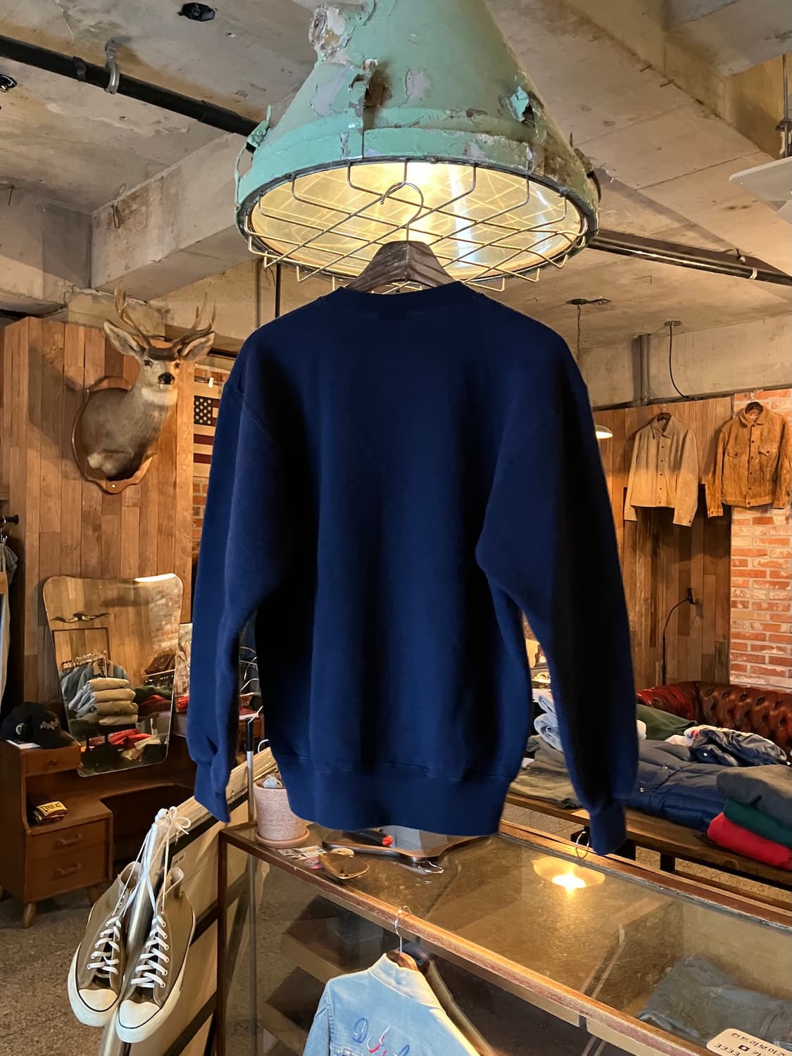 90s USA 빈티지 러셀 플레인 스웻 셔츠 맨투맨 상품이미지3