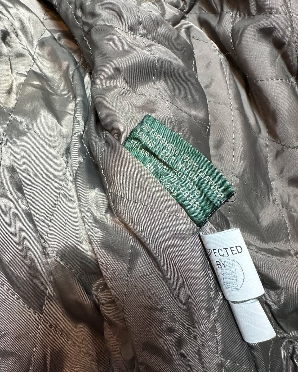 90s 헤비 리얼 레더 A-2 플라이트 자켓 made in korea 상품이미지10