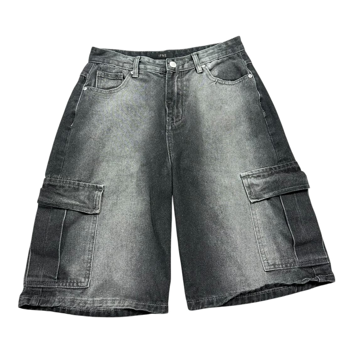 ✨ (바배) 빈티지 워싱 데님 카고 팬츠 상품이미지1