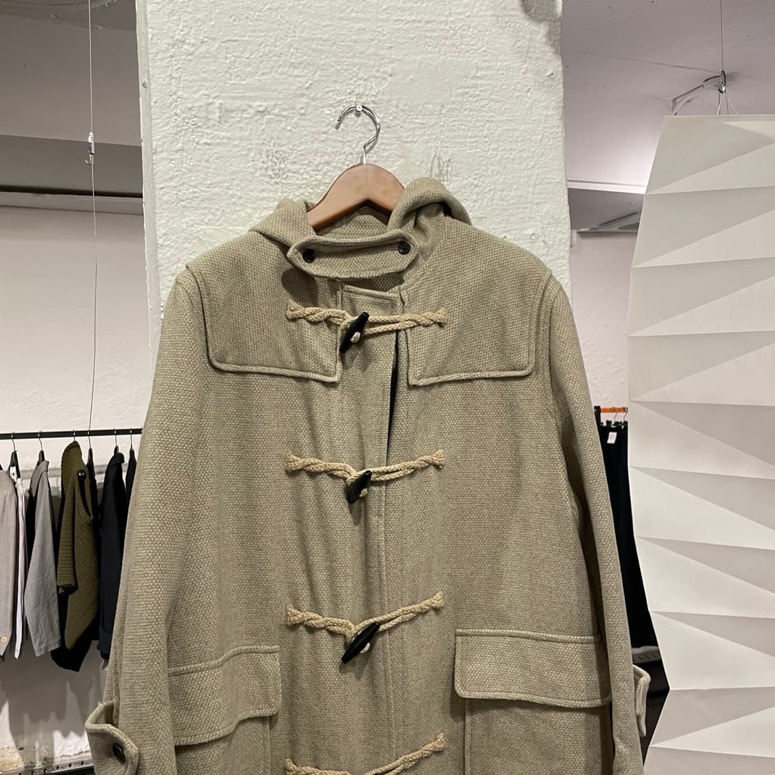 요지야마모토 오버사이즈 더플코트 상품이미지2