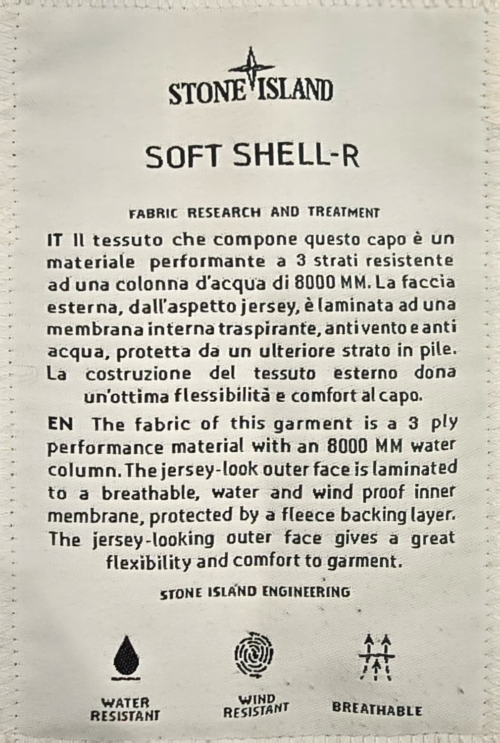 [중고/정품] 스톤아일랜드 소프트쉘 상품이미지4