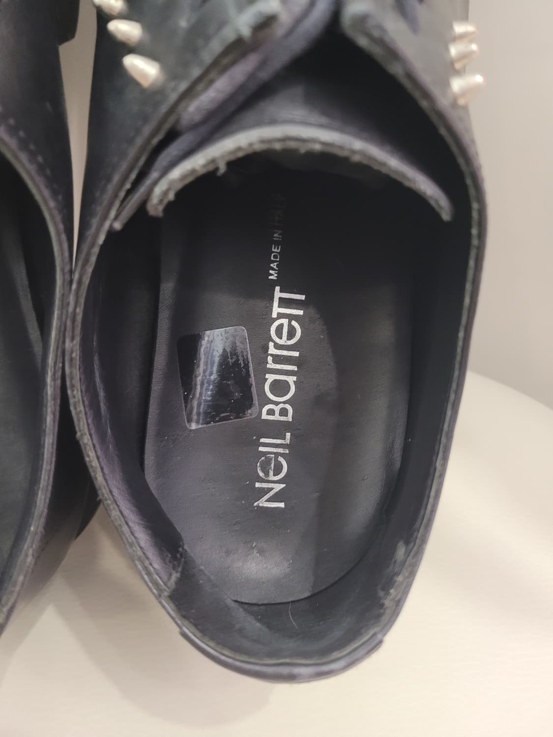 닐바렛 Neil Barrett 스터드 장식 더비 슈즈 41 260사이즈 상품이미지3