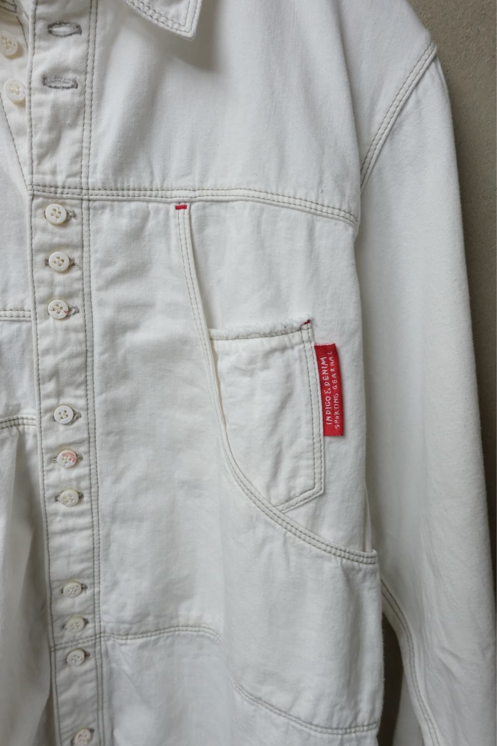 Issey miyake (hai) 패치 셔츠 m 상품이미지3