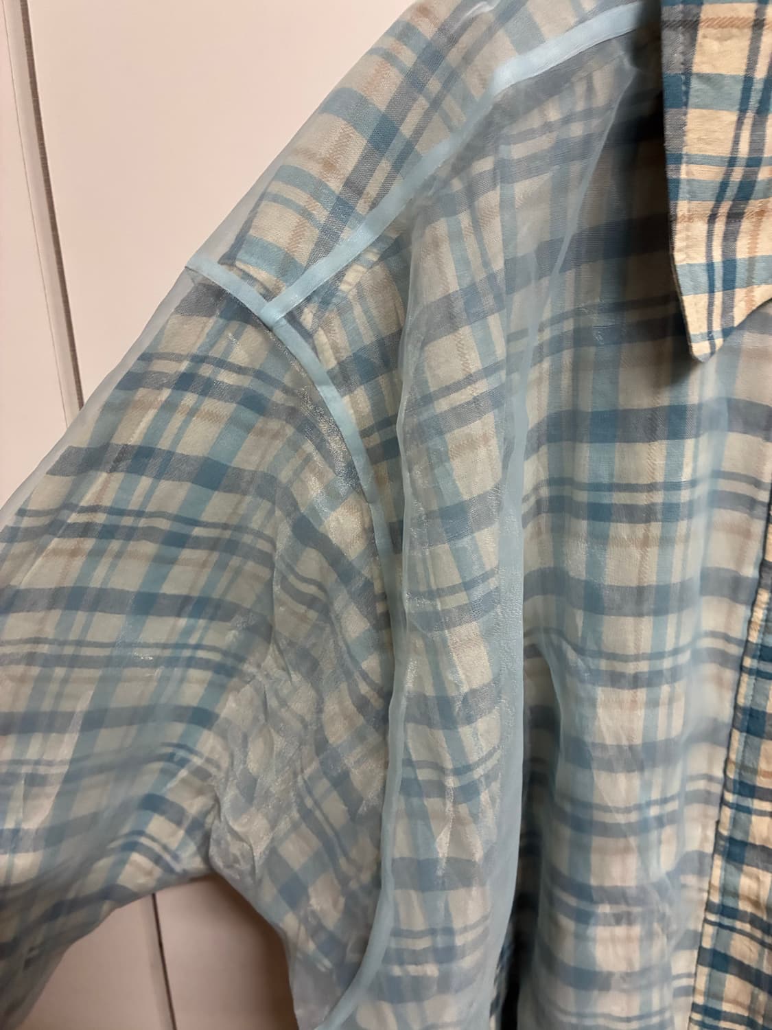 👕 THEILMA 더일마 체크 자켓 L/100 상품이미지6