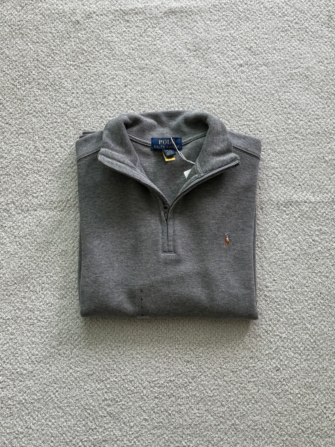 (새상품/정품) 폴로 보이즈 반집업 맨투맨 상품이미지1