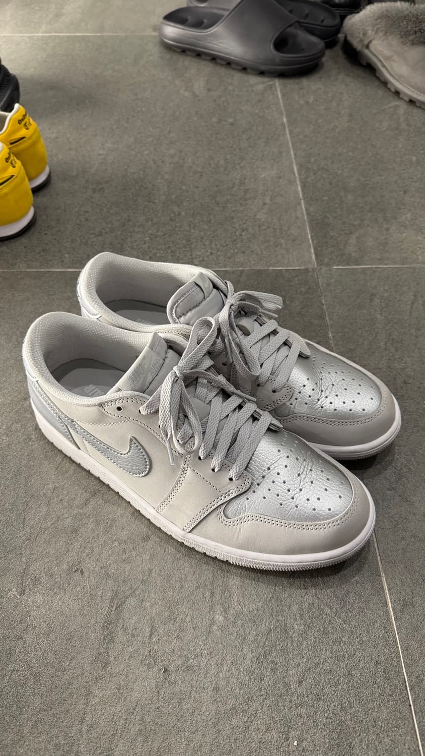 나이키 에어 조던 1 로우 회색/실버 280 상품이미지2