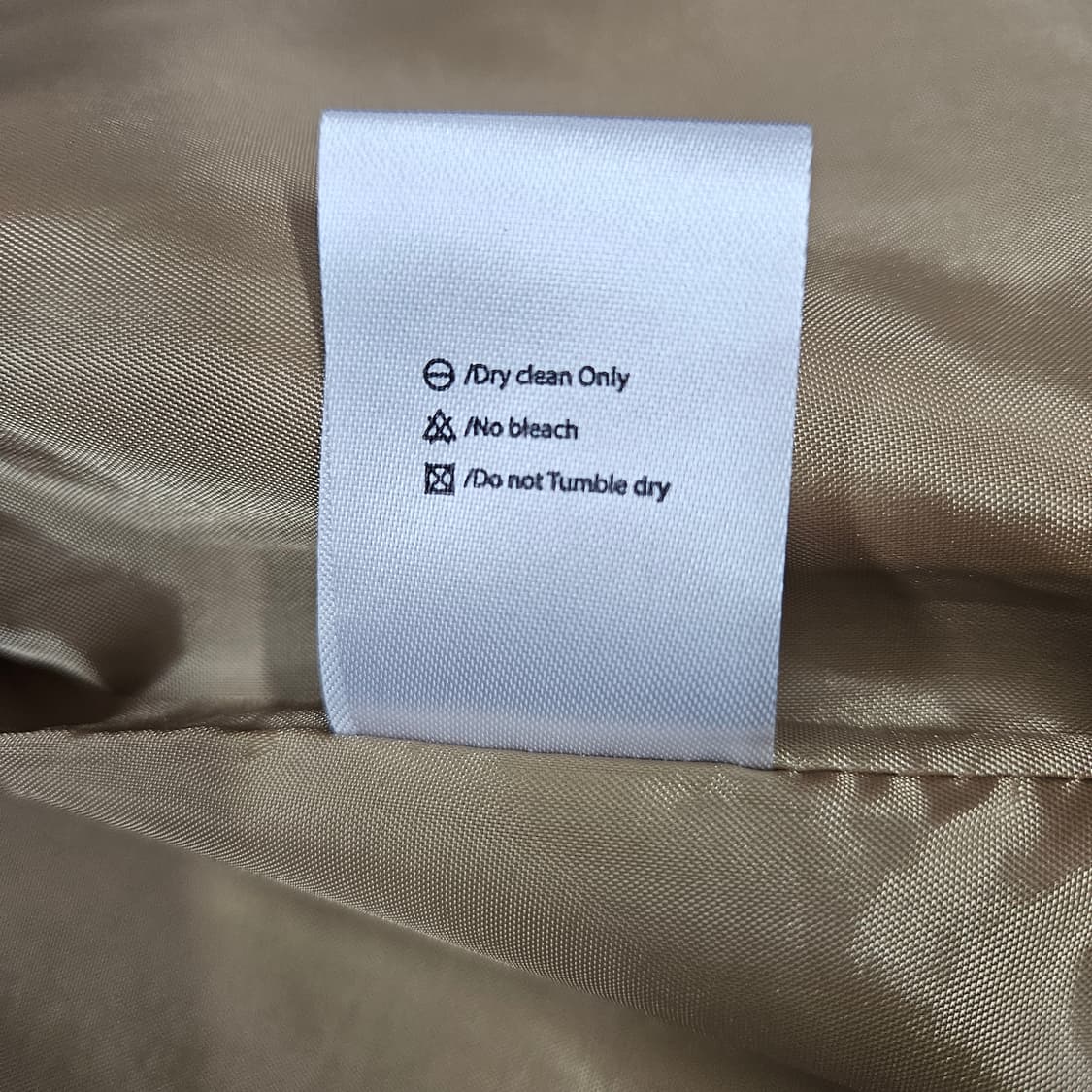 M 100) 새상품 시그니처 워크자켓 베이지 상품이미지5