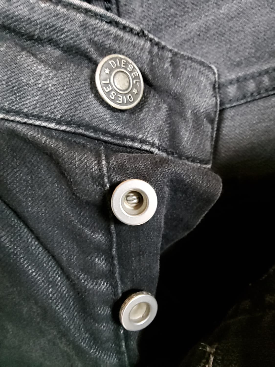 Diesel Aryel 블랙 코티드 진 24w 상품이미지7