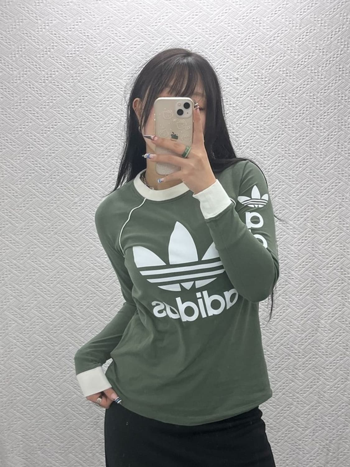 아디다스 스타디움 빈티지 베이스그린 롱슬리브 S C07643 상품이미지1