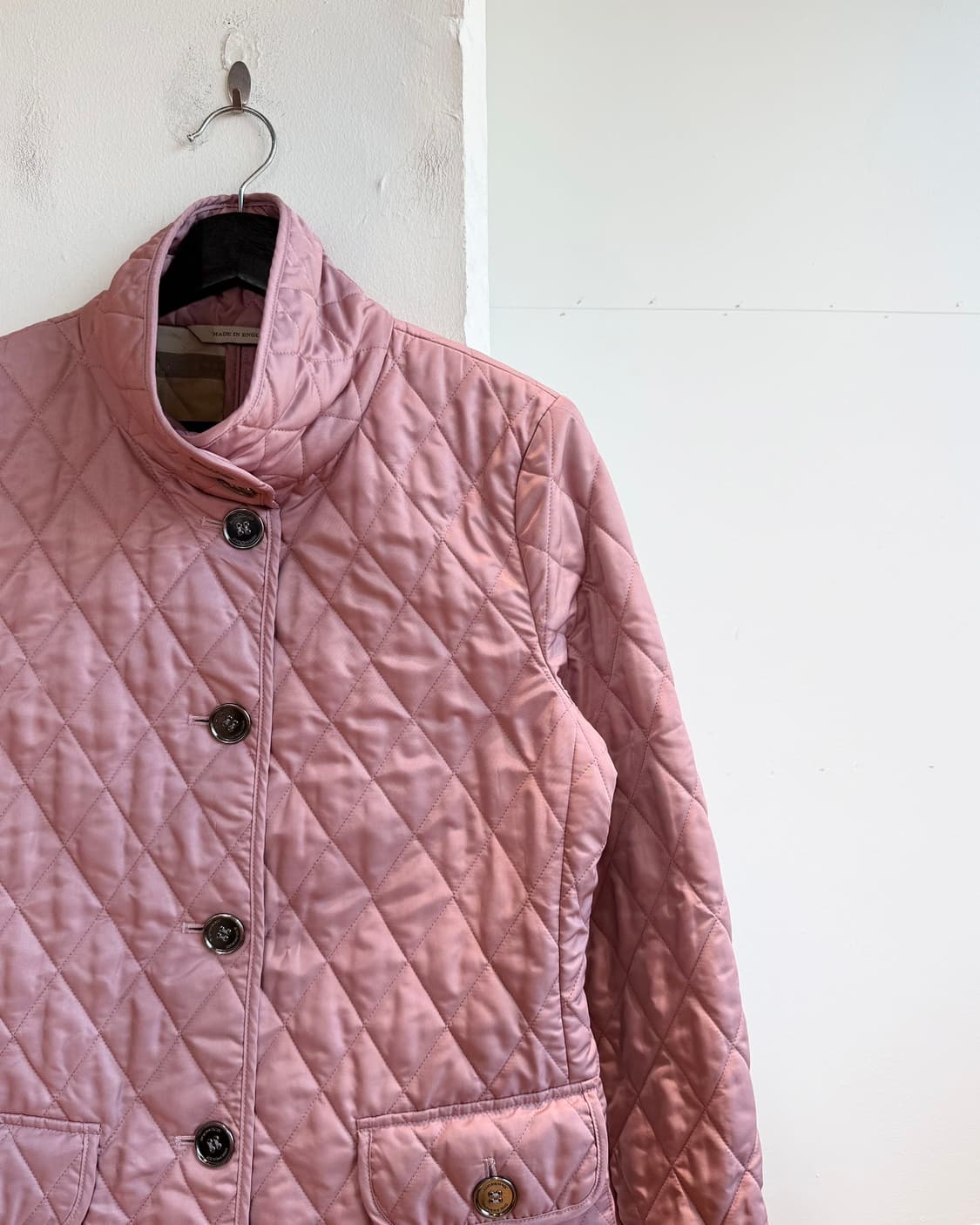버버리 핑크 퀼팅 자켓  상품이미지5