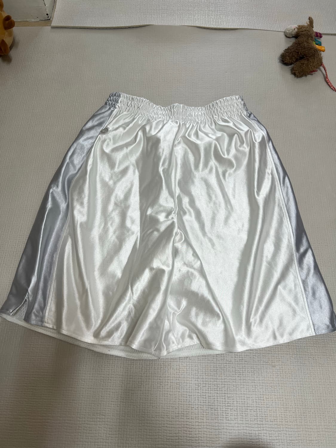 코이세이오 샤이닝 트리콧 쇼츠 화이트 상품이미지2