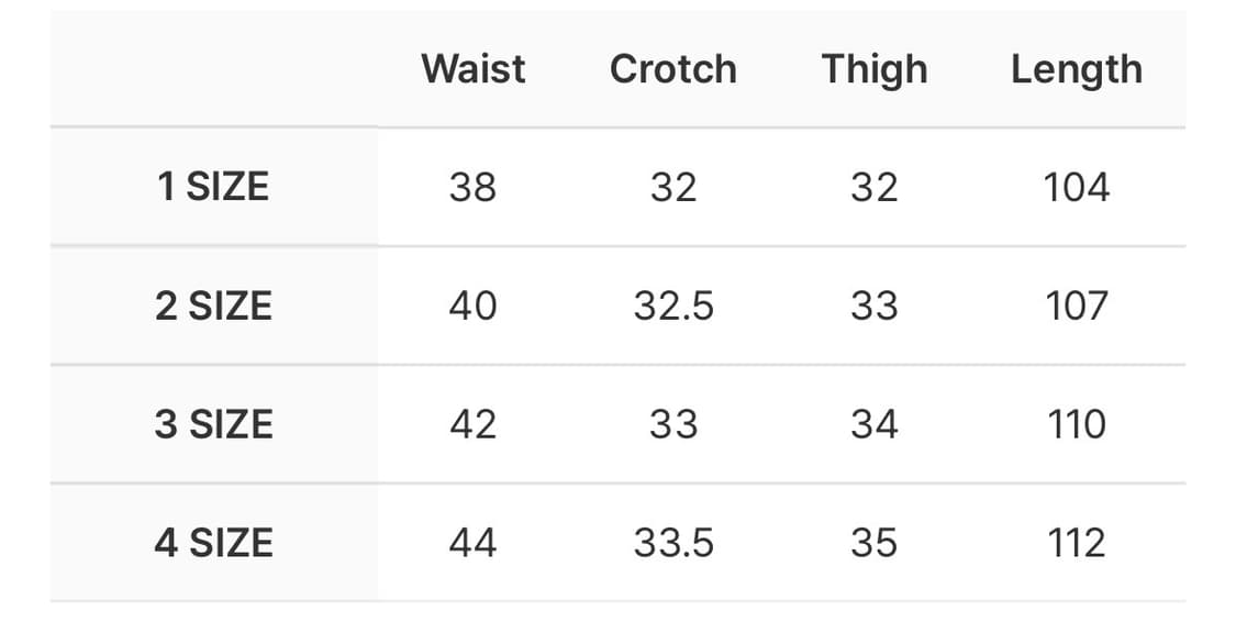 산산기어 커버링 팬츠 1사이즈 상품이미지2