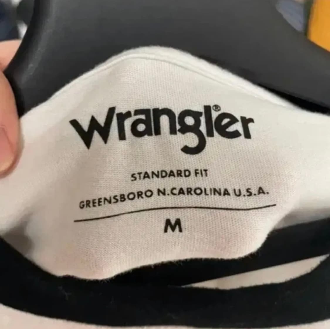 (M)랭글러 스탠다드 링거 피그먼트 반팔티셔츠 화이트 상품이미지2