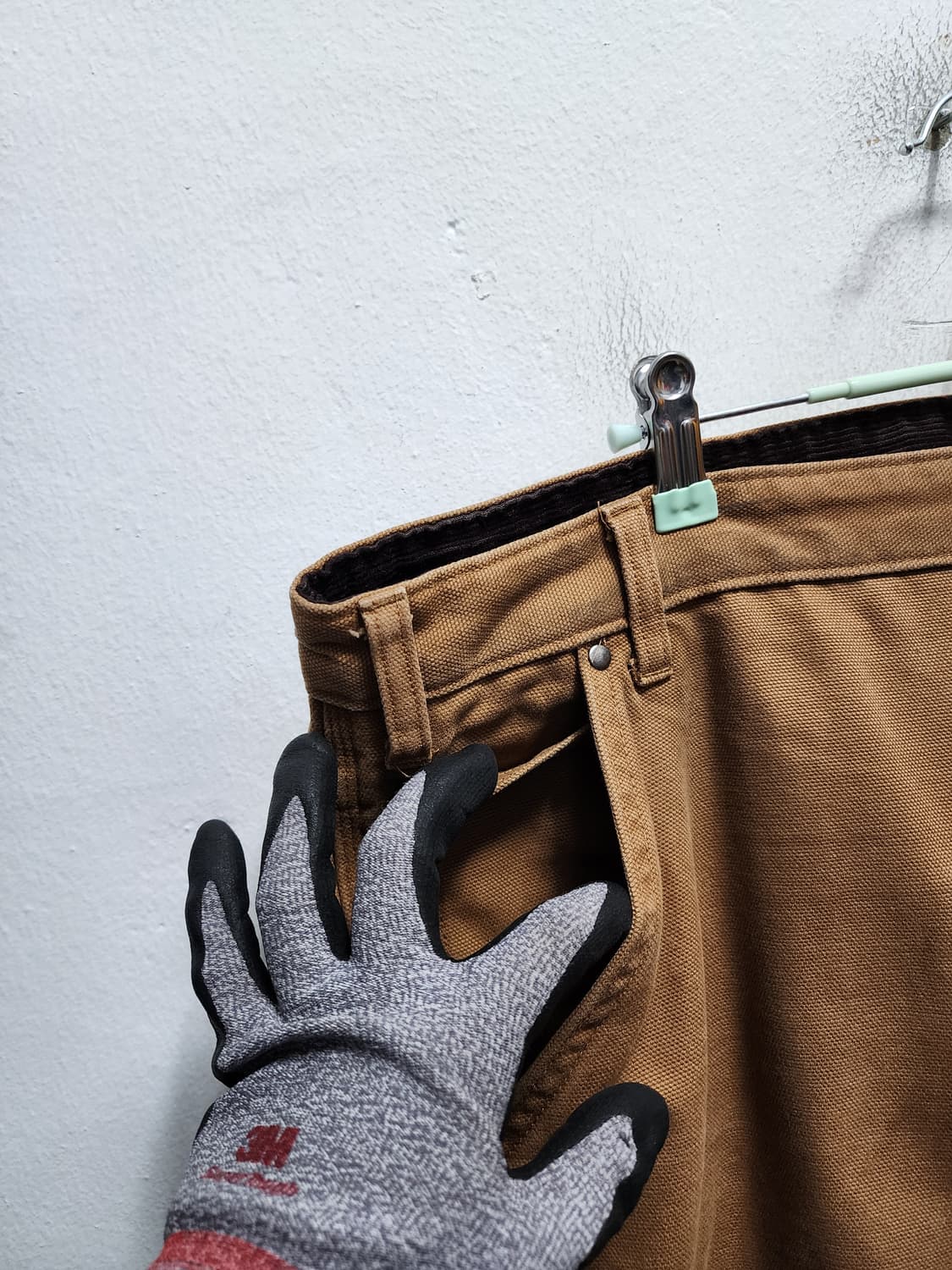 (빅사이즈) 디키즈 브라운 코듀로이 안감 워크팬츠 상품이미지3