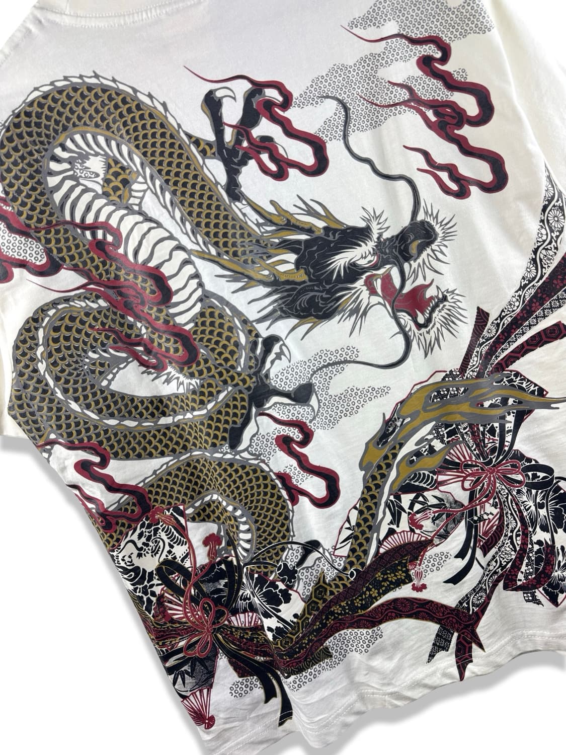 JPN 오리엔탈 드래곤 백프린팅 티셔츠2485 상품이미지5