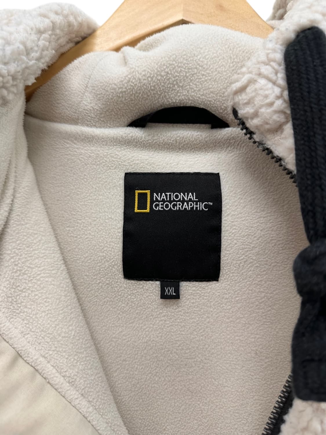 내셔널지오그래픽 뽀글이 후리스 플리스 아이보리 (2XL) 상품이미지8