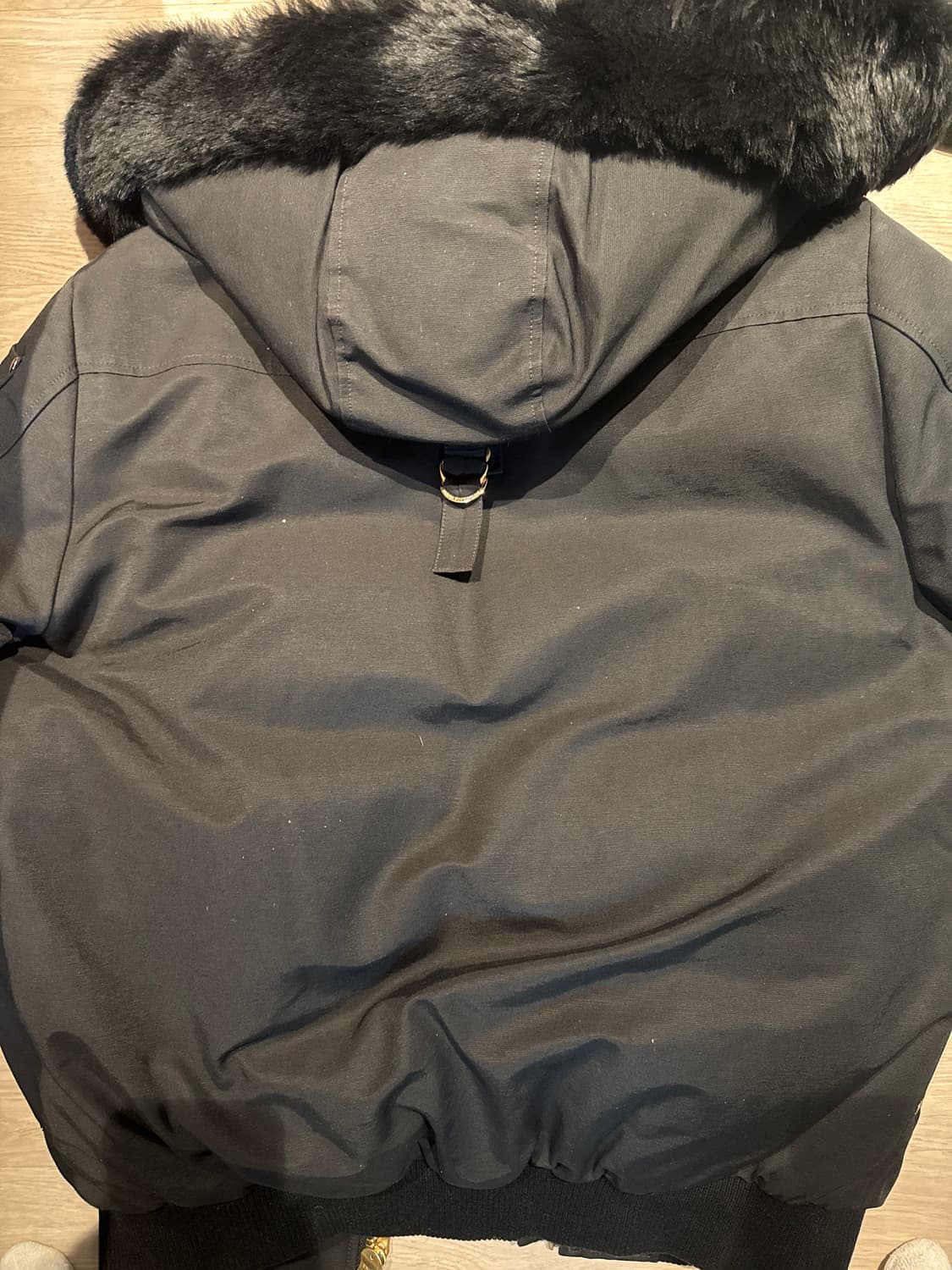 무스너클 발라스틱 붐버 블랙 패딩 금장 상품이미지8