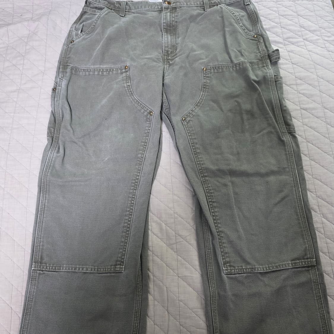 [38X30] 빈티지 칼하트 더블니 B136MOS 워크팬츠 M-4 상품이미지1