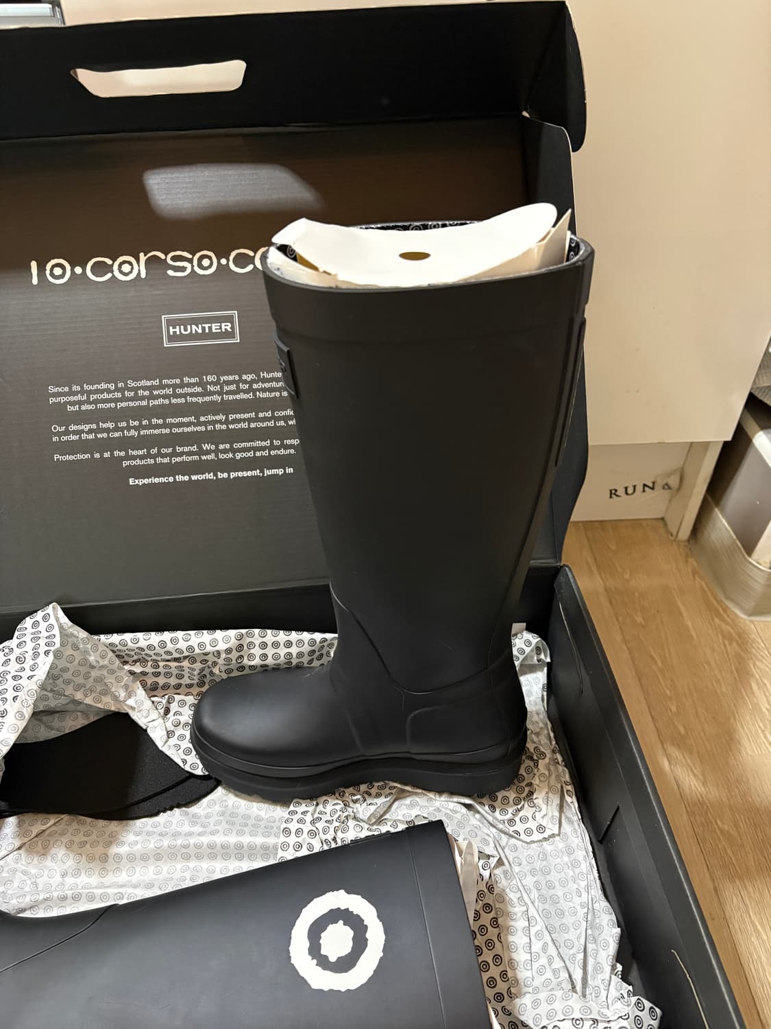 꼬르소꼬모 헌터 레인부츠 230 상품이미지4