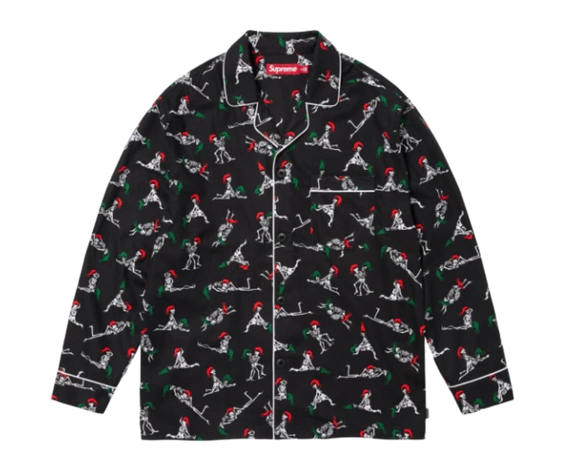 슈프림 홀리데이 파자마 블랙 상품이미지1