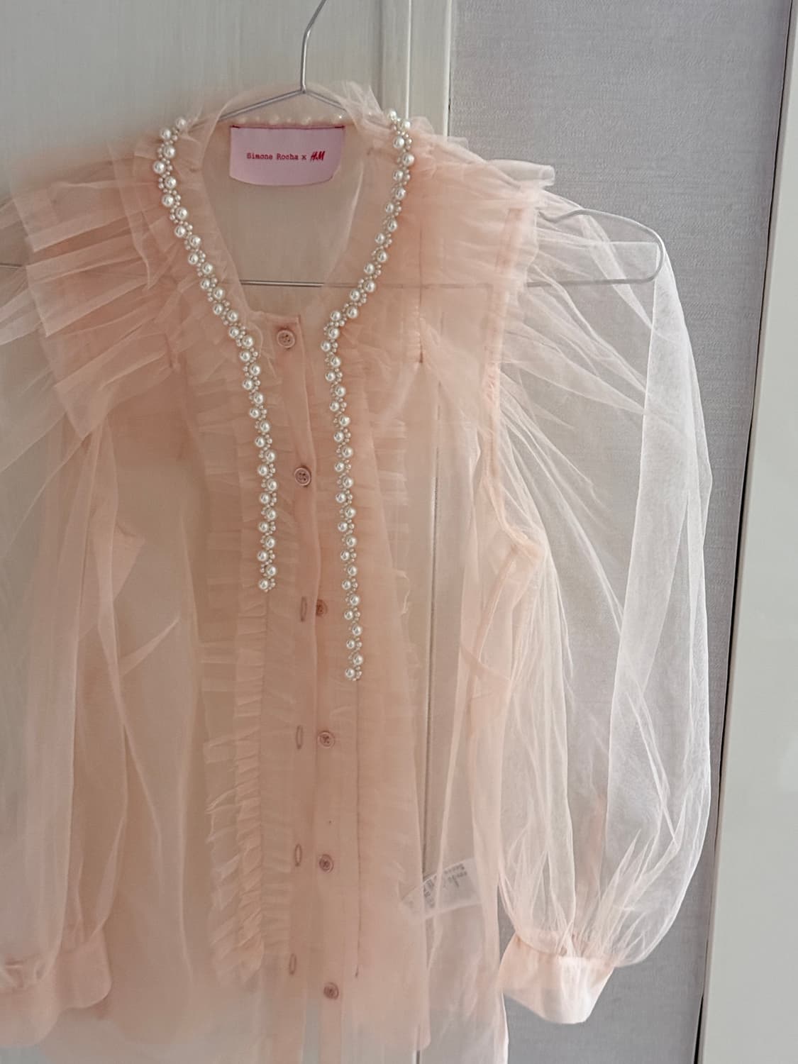 시몬로샤 튤 블라우스 상품이미지1