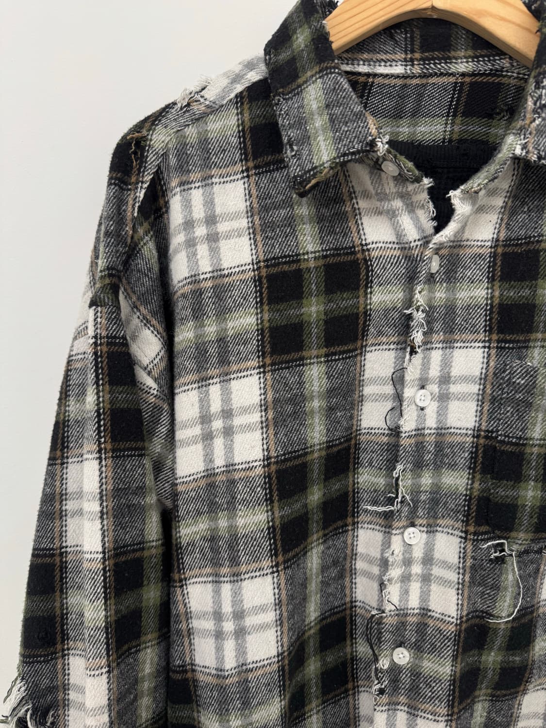 빈티지 체크셔츠 상품이미지2