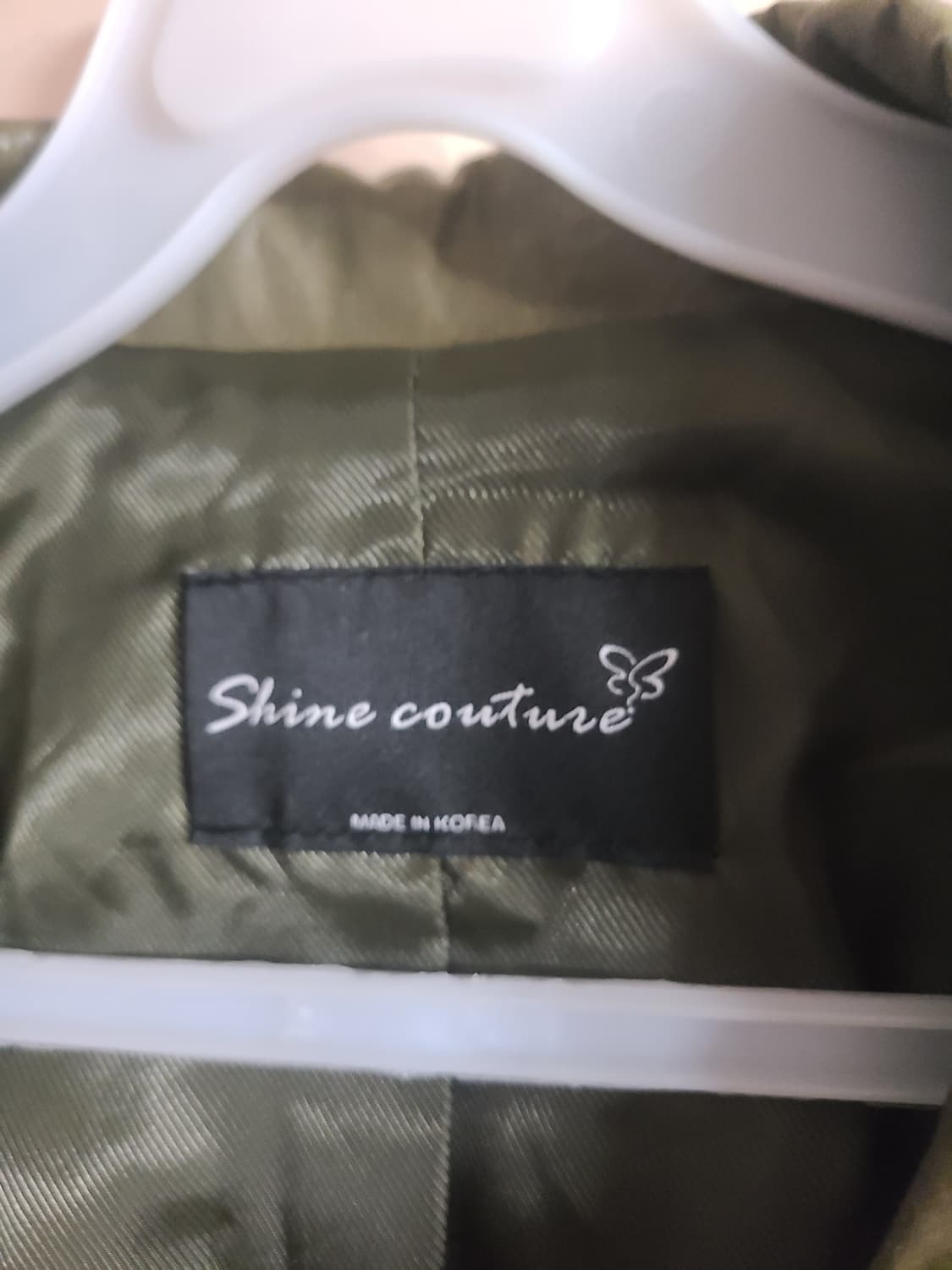 Shine couture 카키트렌치(55~66) 상품이미지5