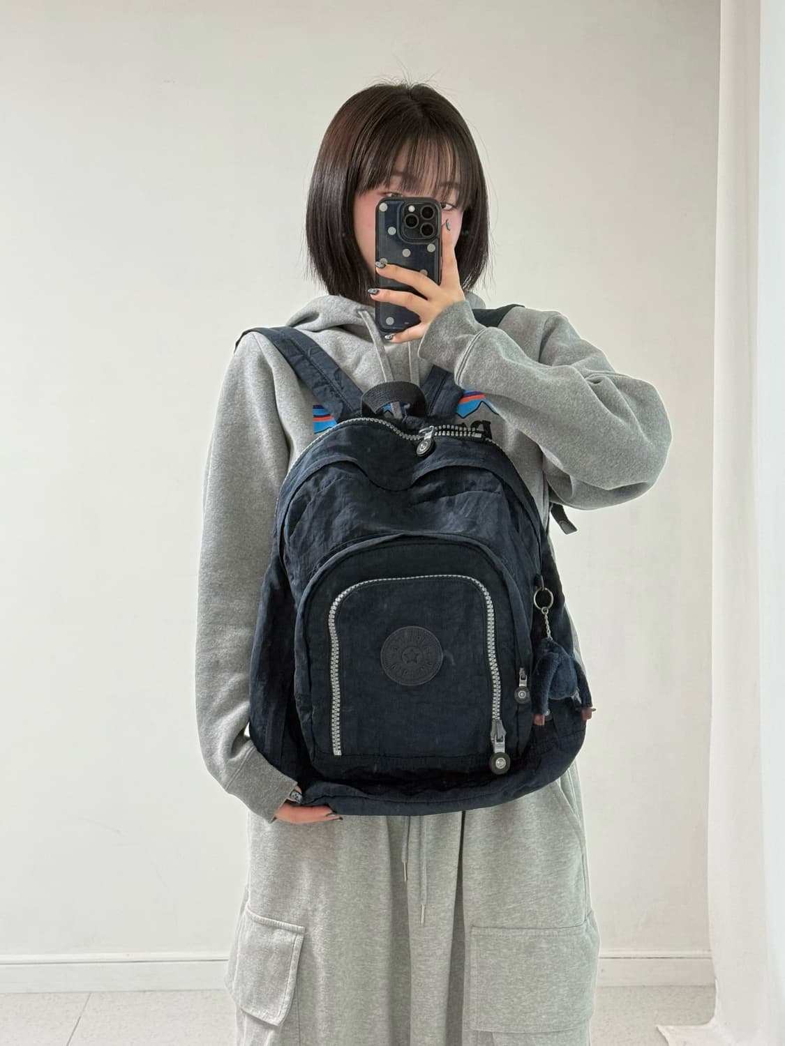 키플링 네이비 백팩 상품이미지1