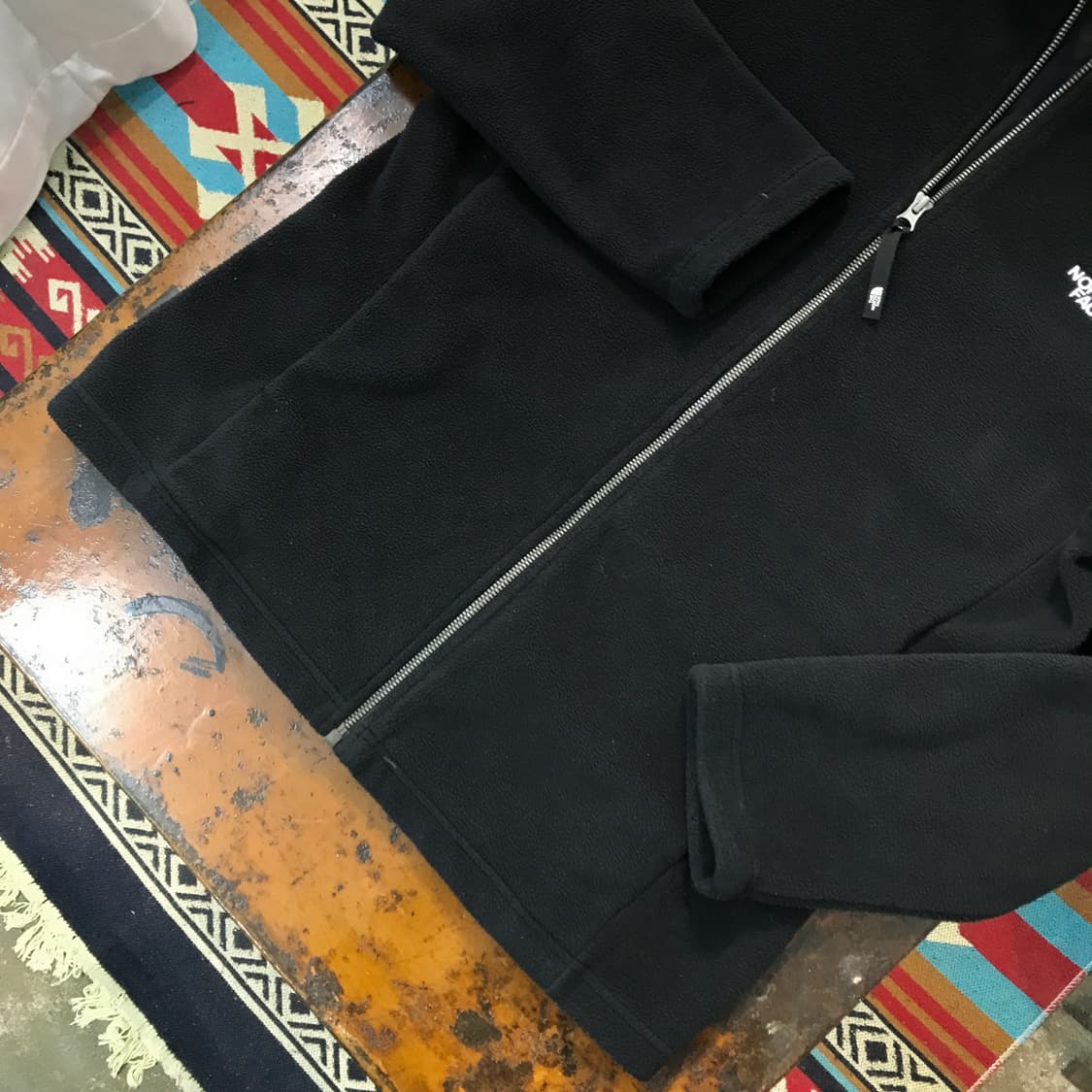 노스페이스 블랙 집업 플리스 자켓 남성  105 사이즈 상품이미지3