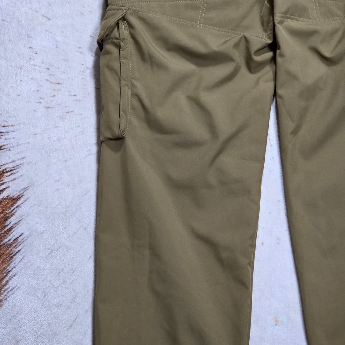 브라운 기모 방한 워크 팬츠 상품이미지7