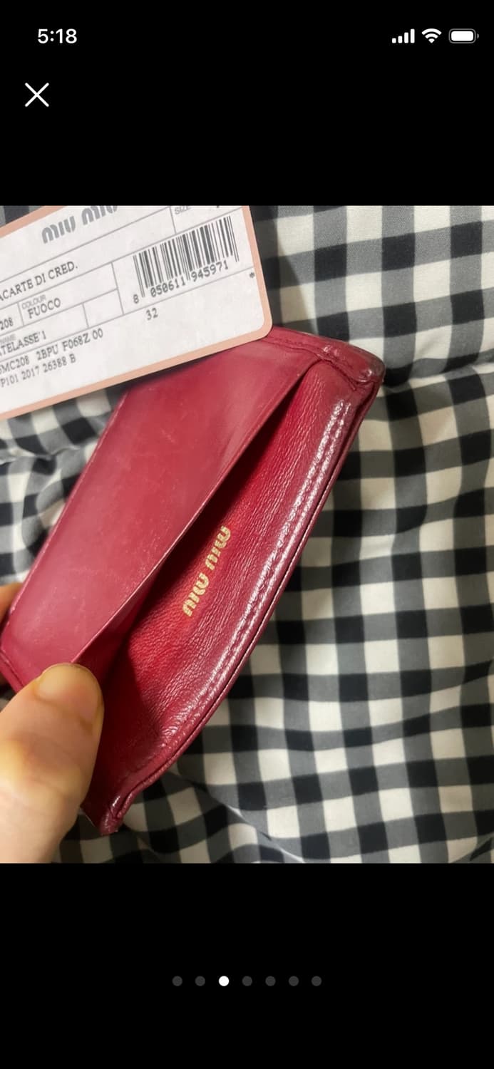 미우미우 카드지갑 카드홀더 상품이미지3