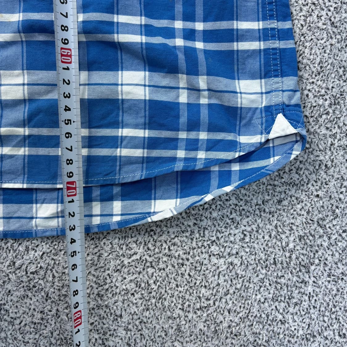 40 라코스테 남성 슬림핏 체크 셔츠 0324J 상품이미지8