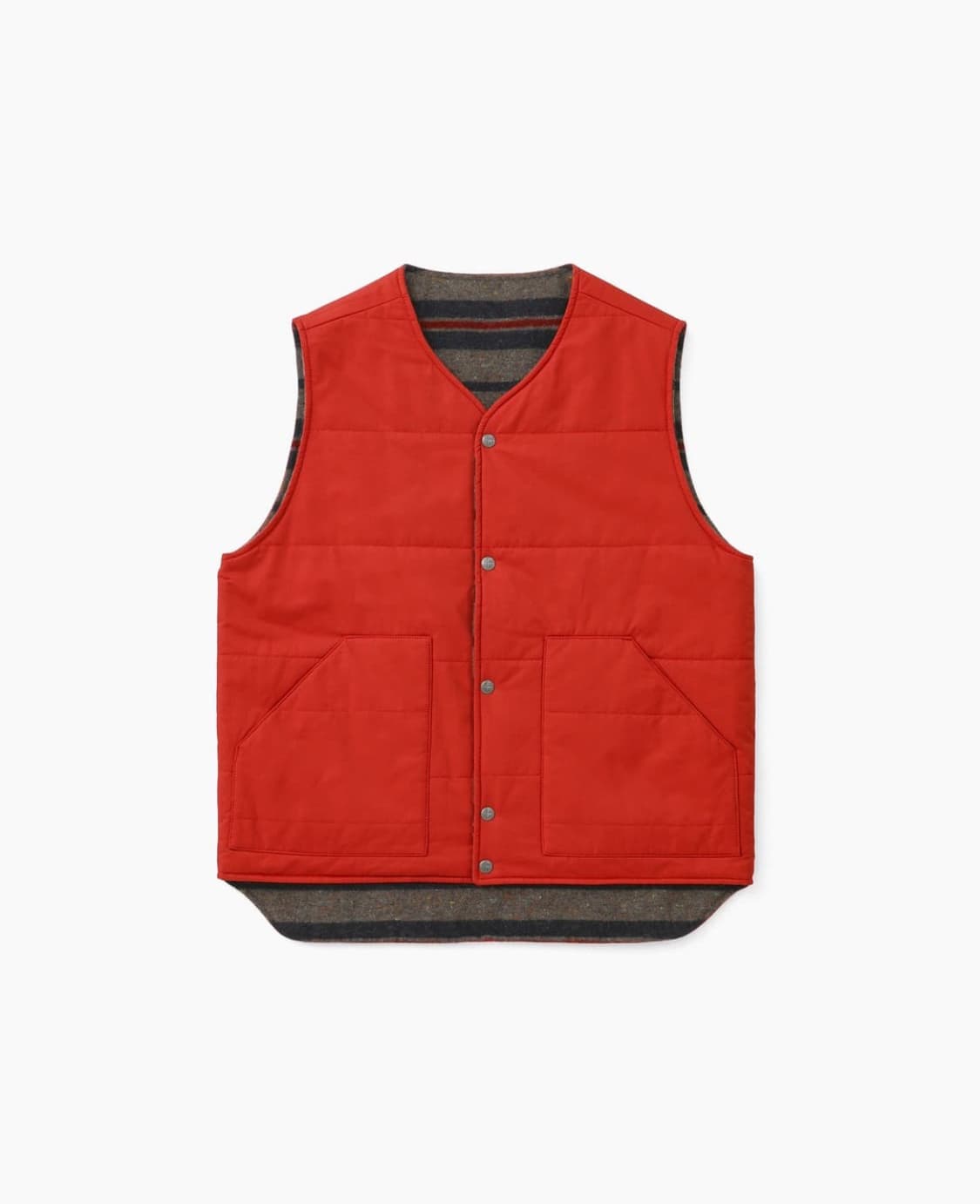 카키스 리버시블 캠프 베스트 상품이미지1