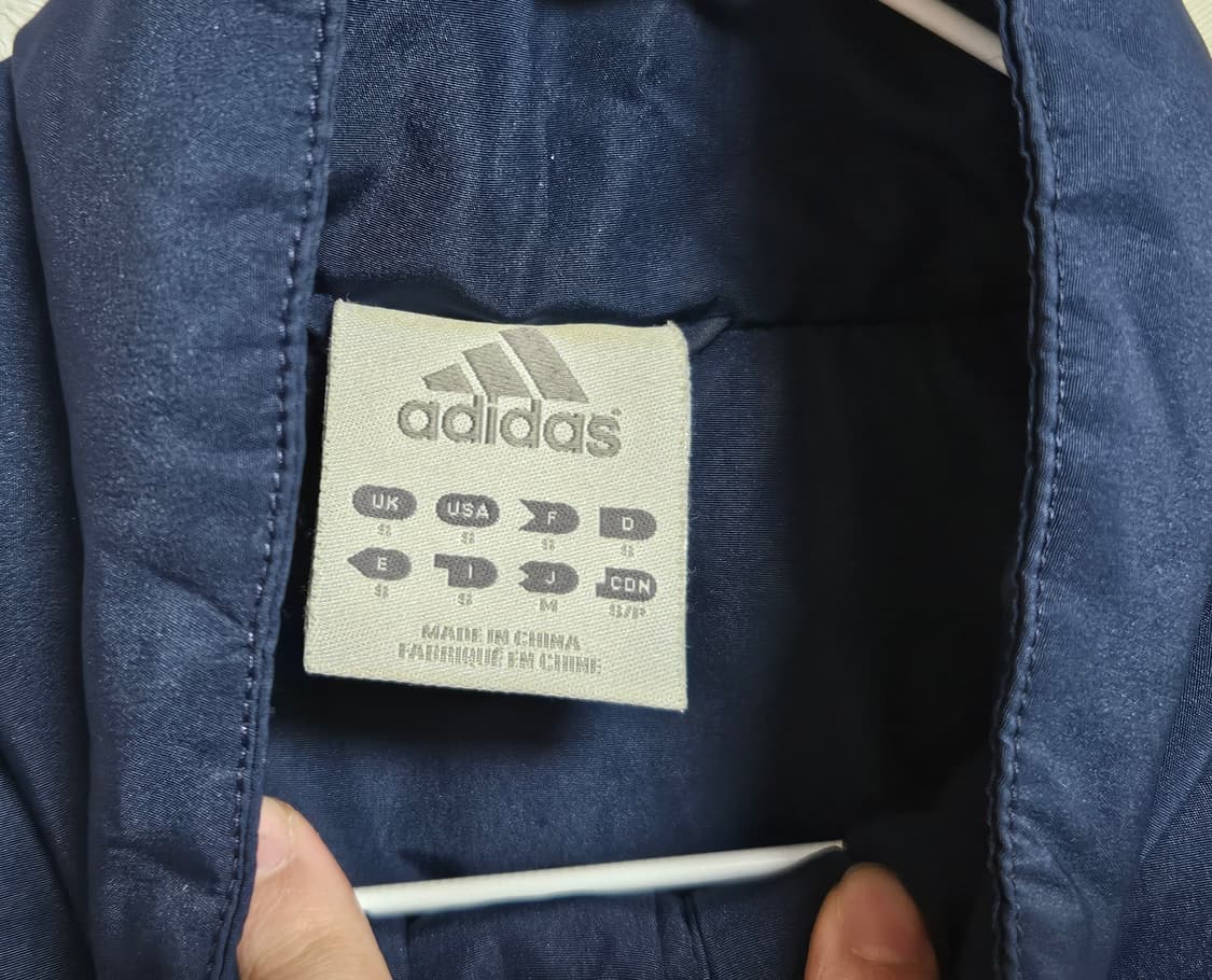 일본 아디다스 점퍼/올드스쿨 빈티지(네이비/실버) 상품이미지8