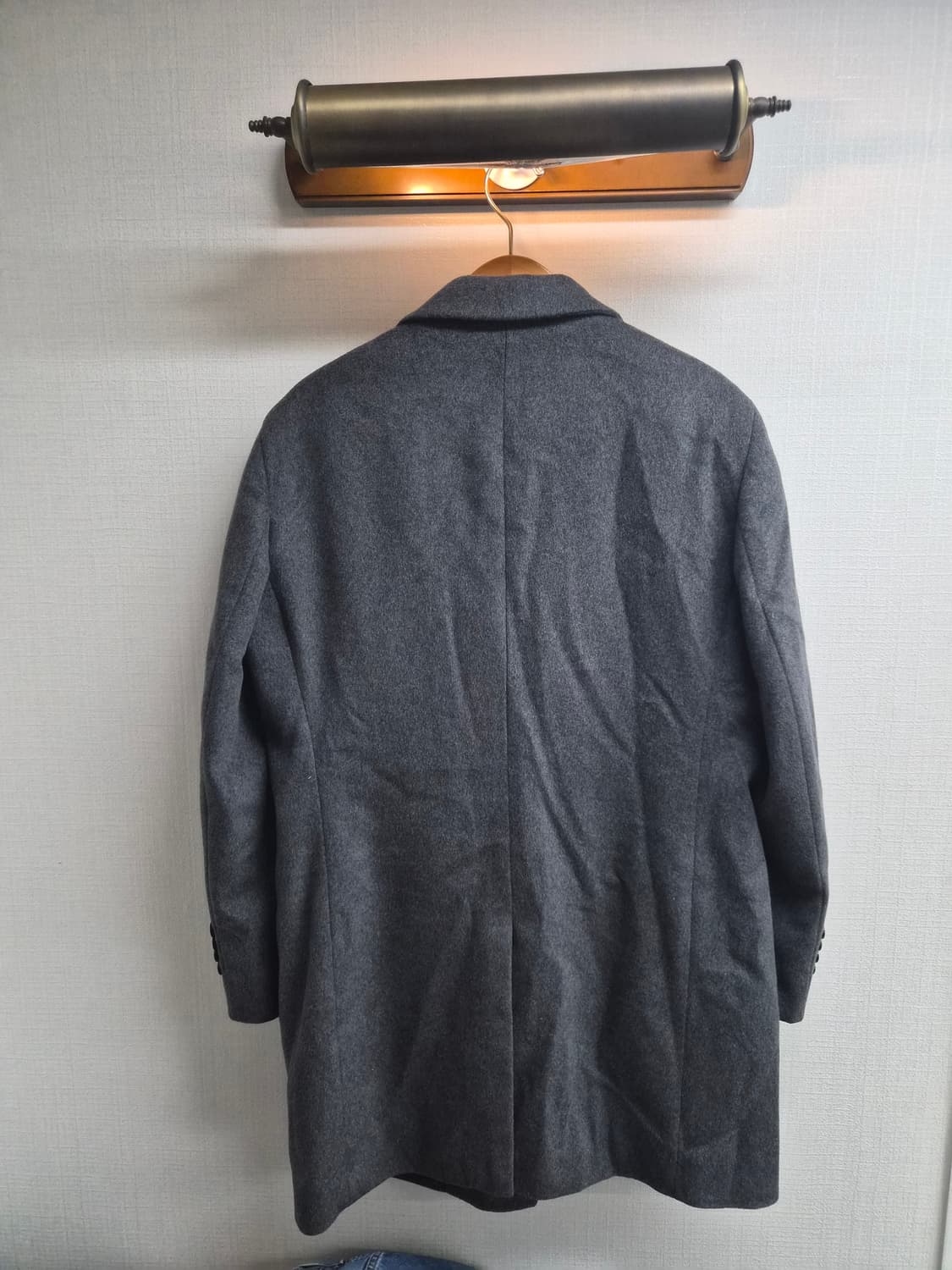 105) OLZEN 올젠 캐시미어 혼방 하프코트 팝니다 상품이미지2