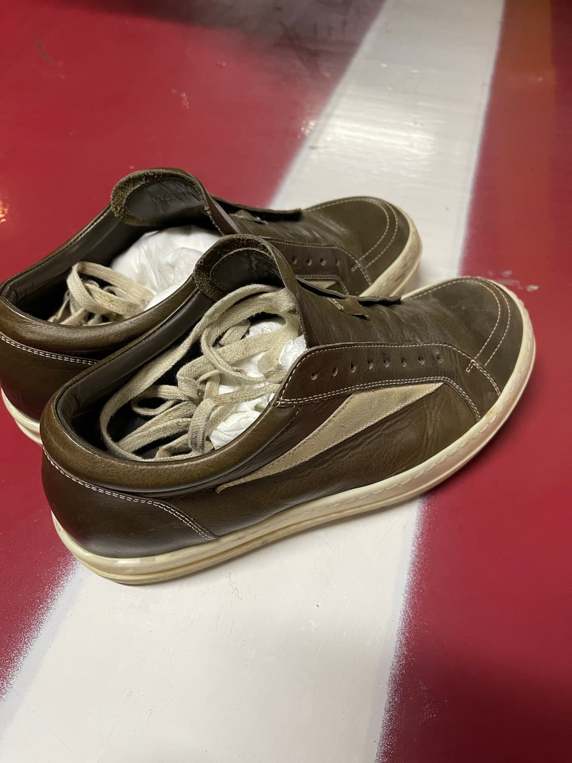 릭반스 릭오웬스 스니커즈 41사이즈 팝니다 상품이미지3