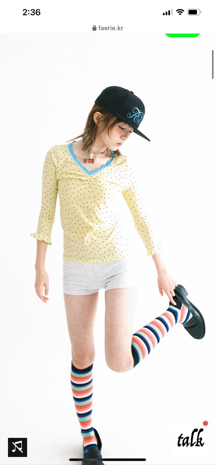 샵페어리 미니하트 탑 상품이미지1