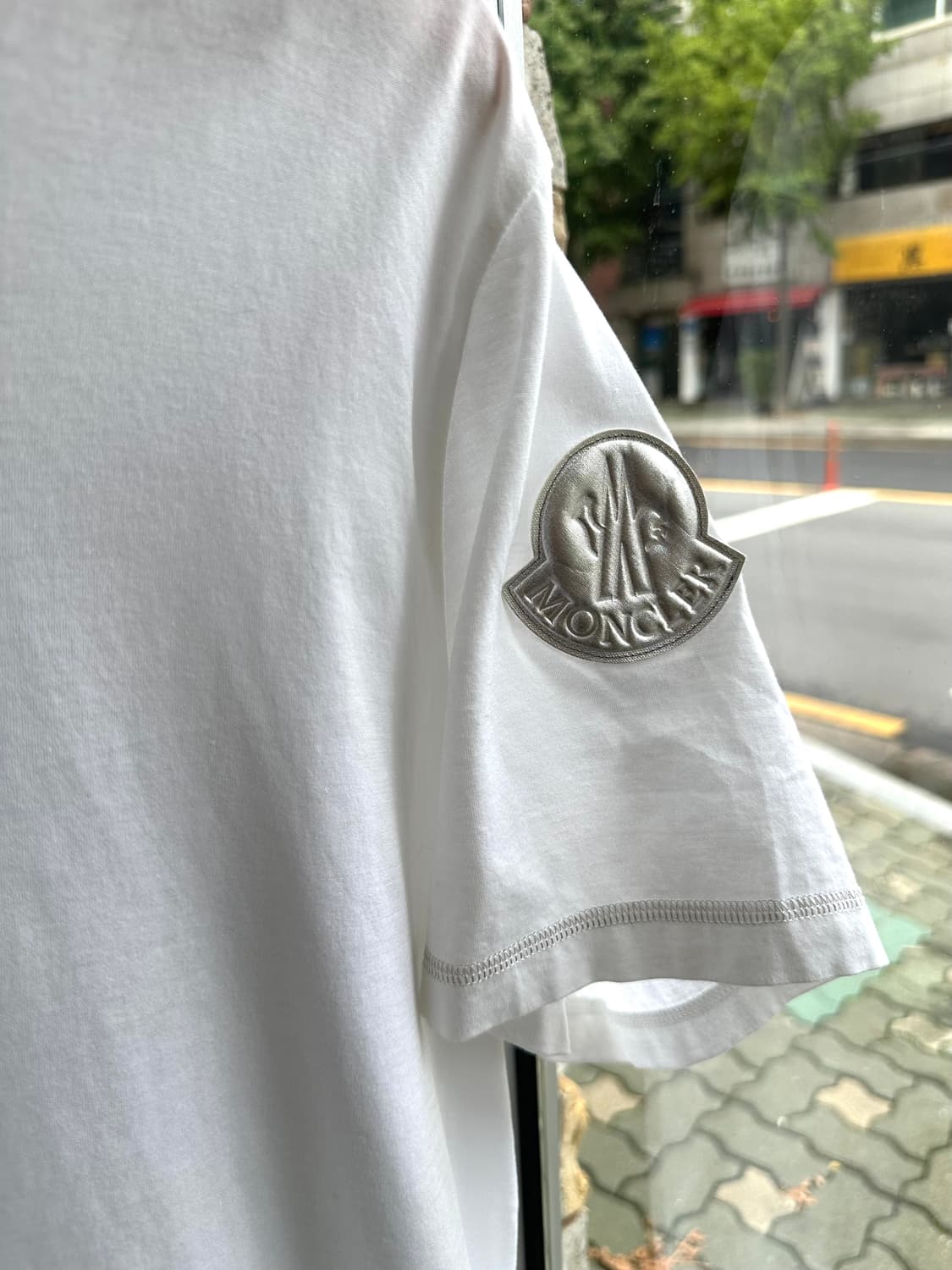 XL/ 몽클레어 실버와펜 라운드 반팔 상품이미지6