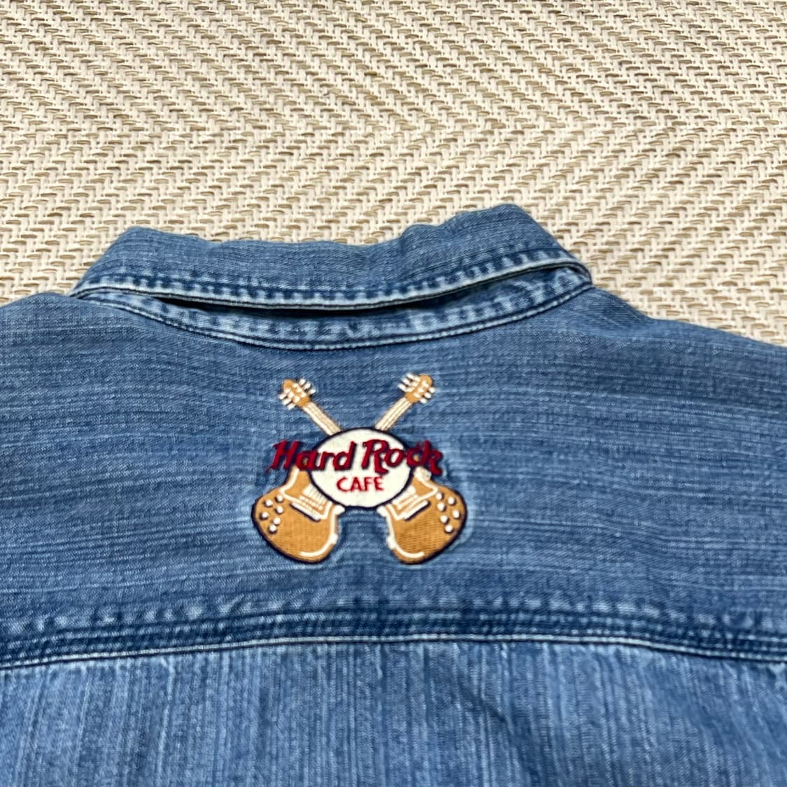 하드락 카페 자수 데님 셔츠 r3139 상품이미지6