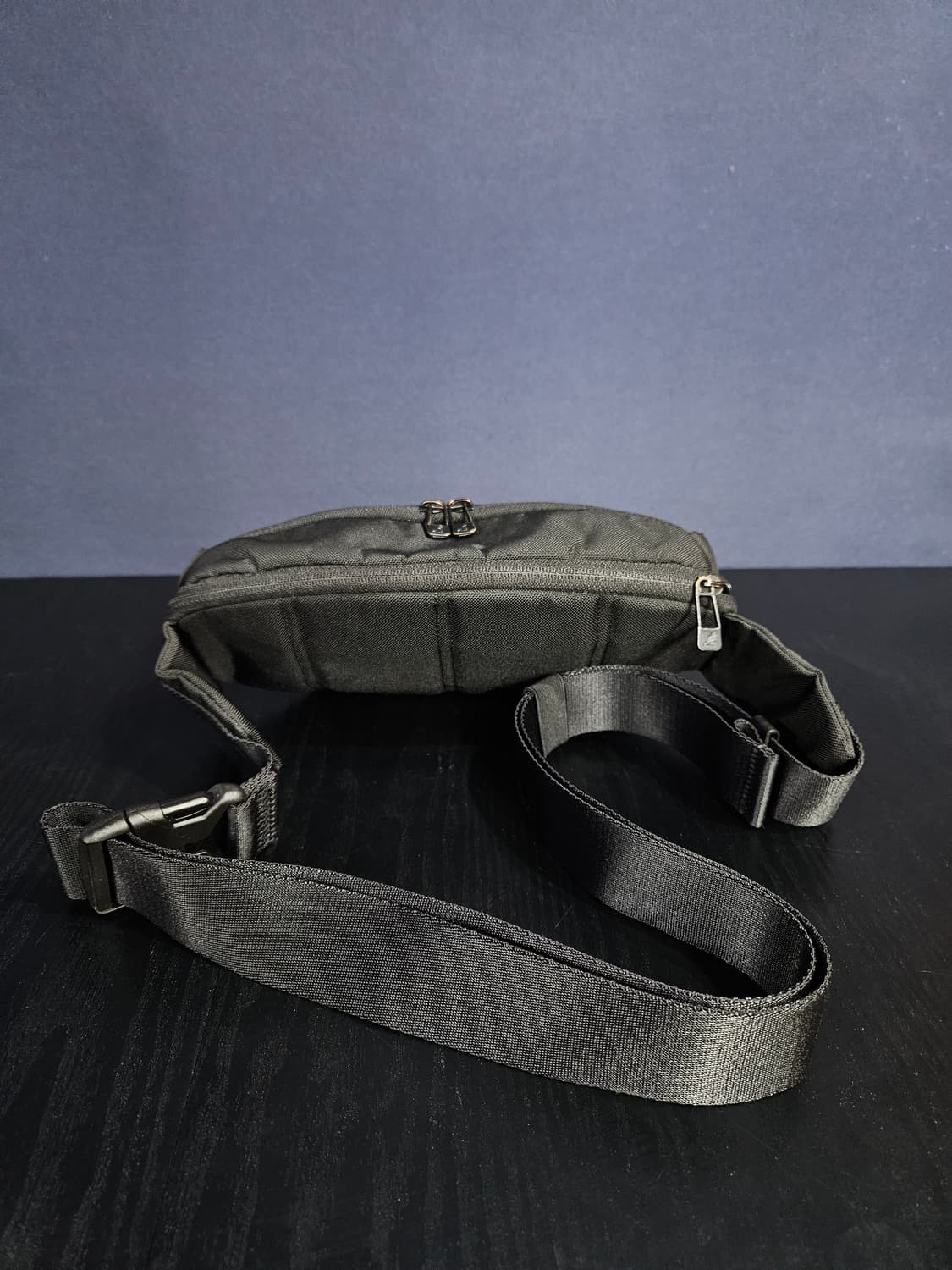 캉골 페브릭 블랙컬러 웨스트백 힙색  상품이미지3