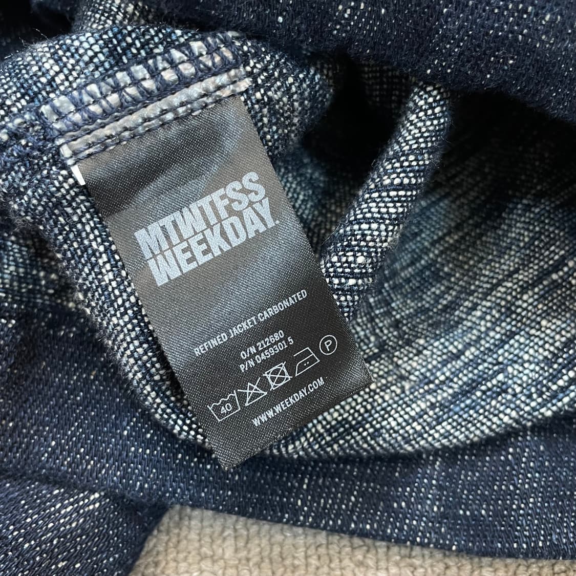 MTWTFSS WEEKDAY 인디고 데님 자켓 L  상품이미지4