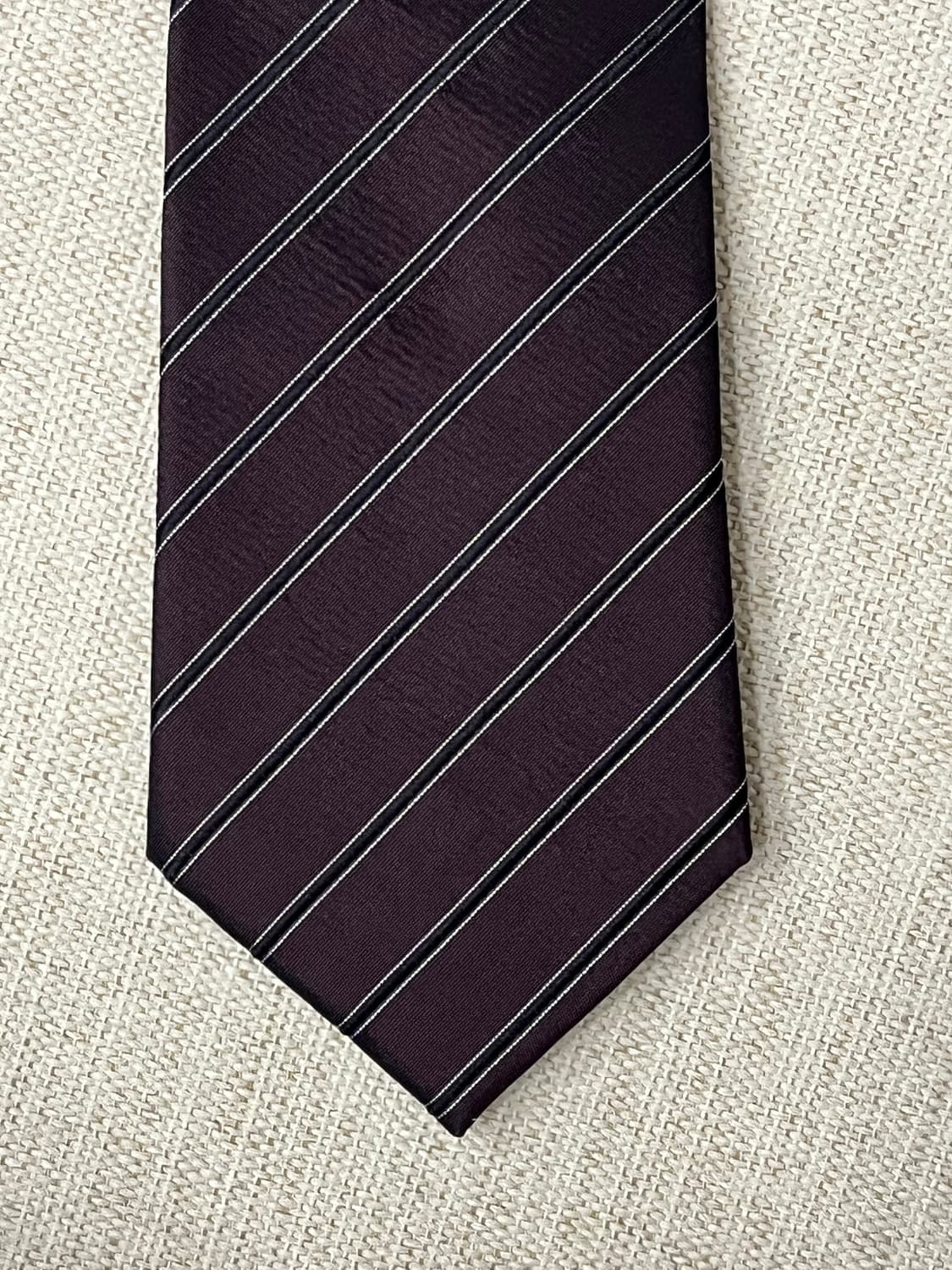 커스텀멜로우 스트라이프 넥타이 상품이미지3