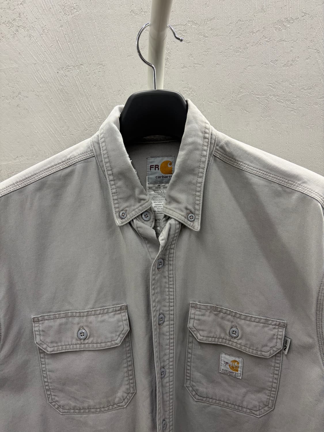 칼하트 FR 워크 셔츠 그레이 L 상품이미지3
