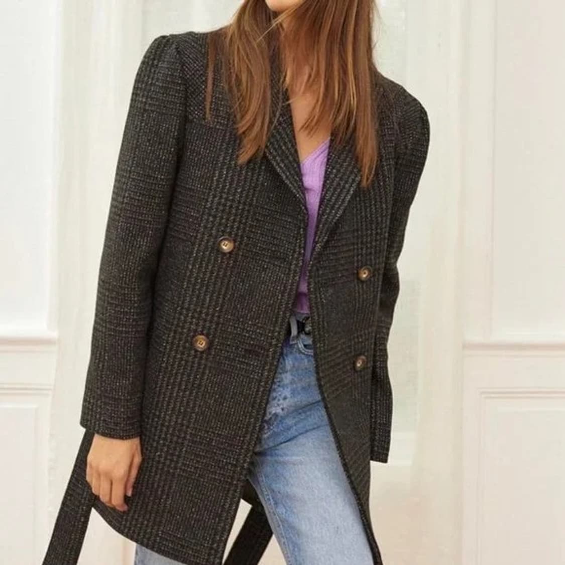 Rouje Paris 루즈 더블 코트 (38) 상품이미지2