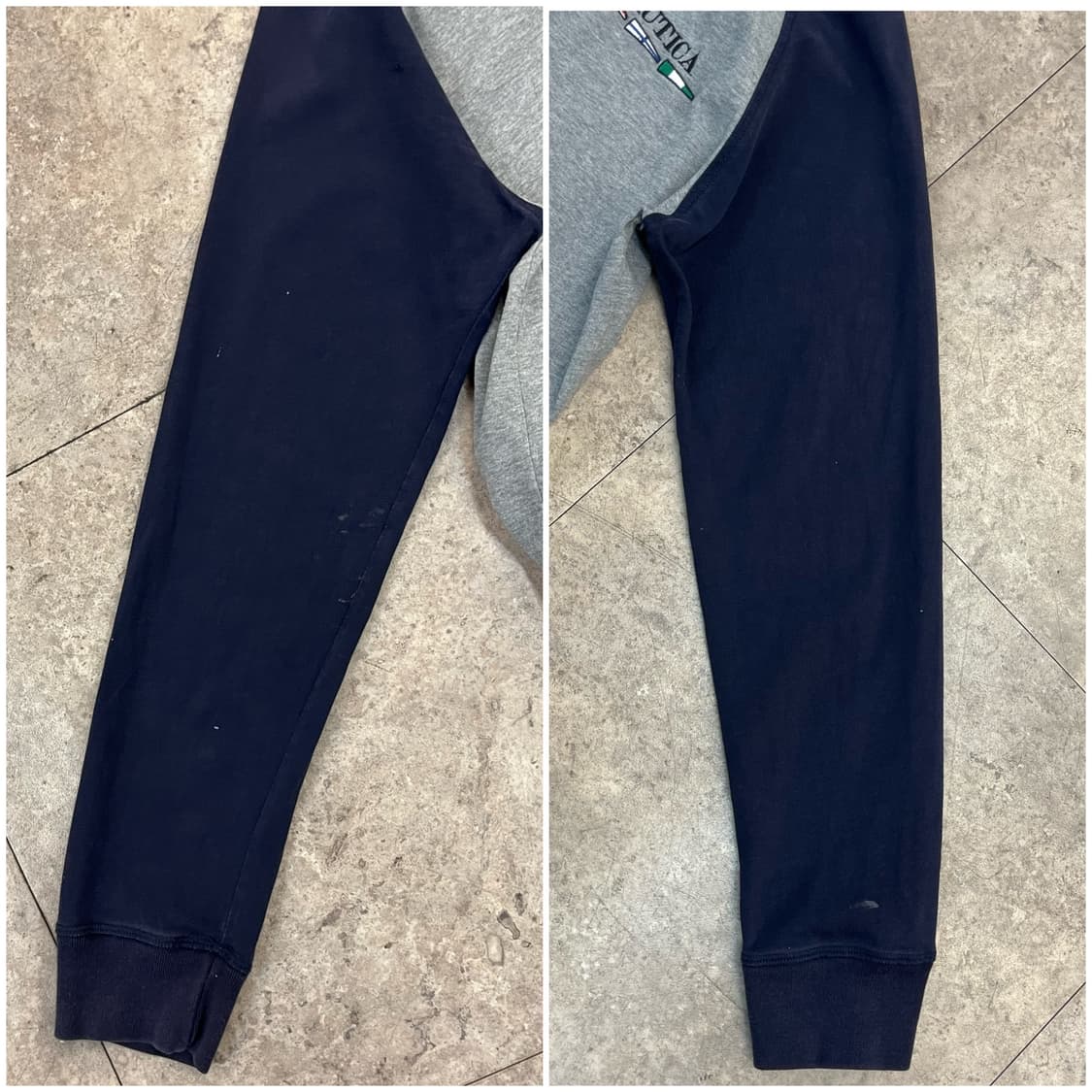 노티카 배색 집업 져지 그레이 M #csz2639  상품이미지6