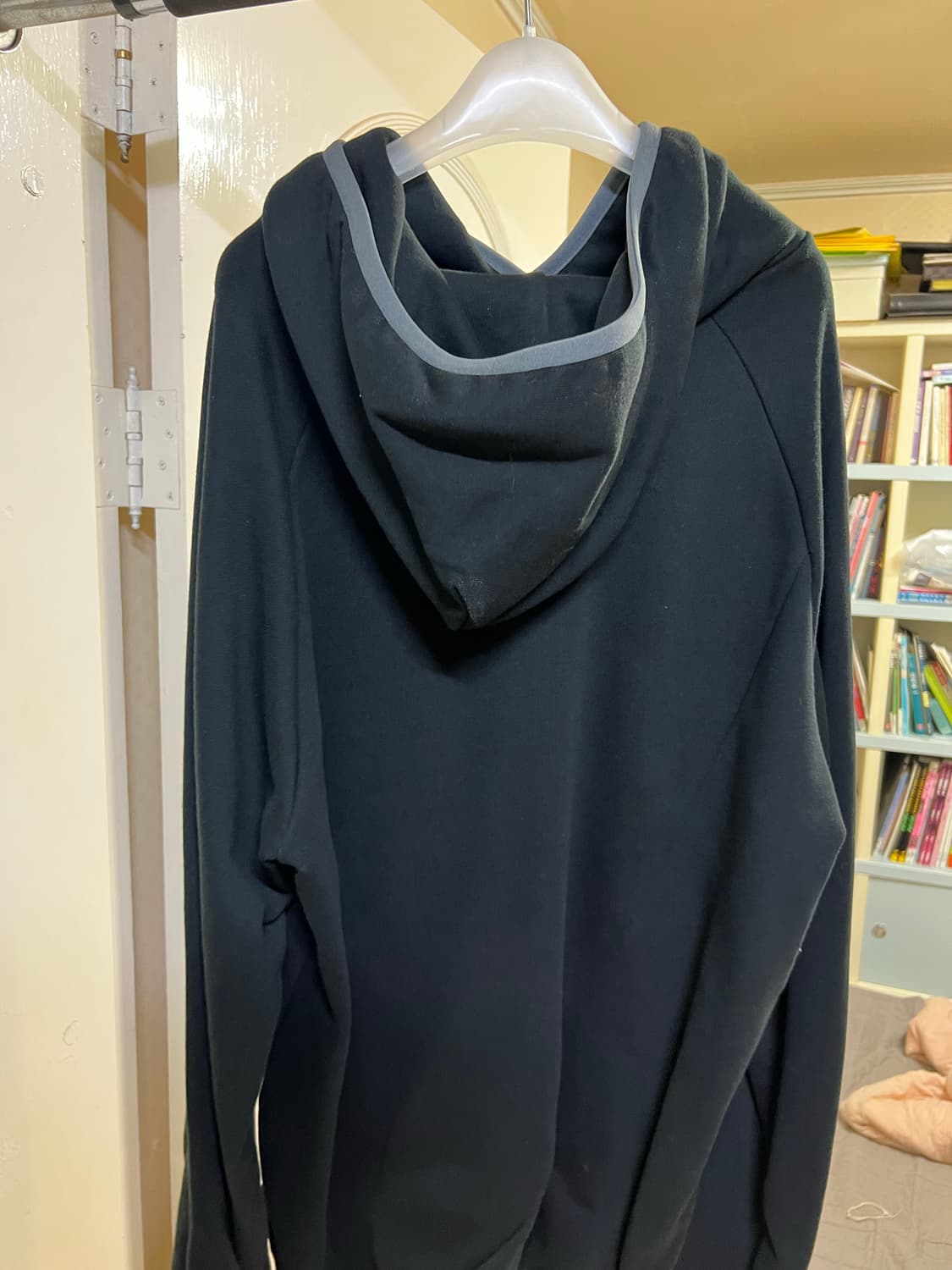 산산기어 테이프드 후디 24fw 블랙 2사이즈 상품이미지3