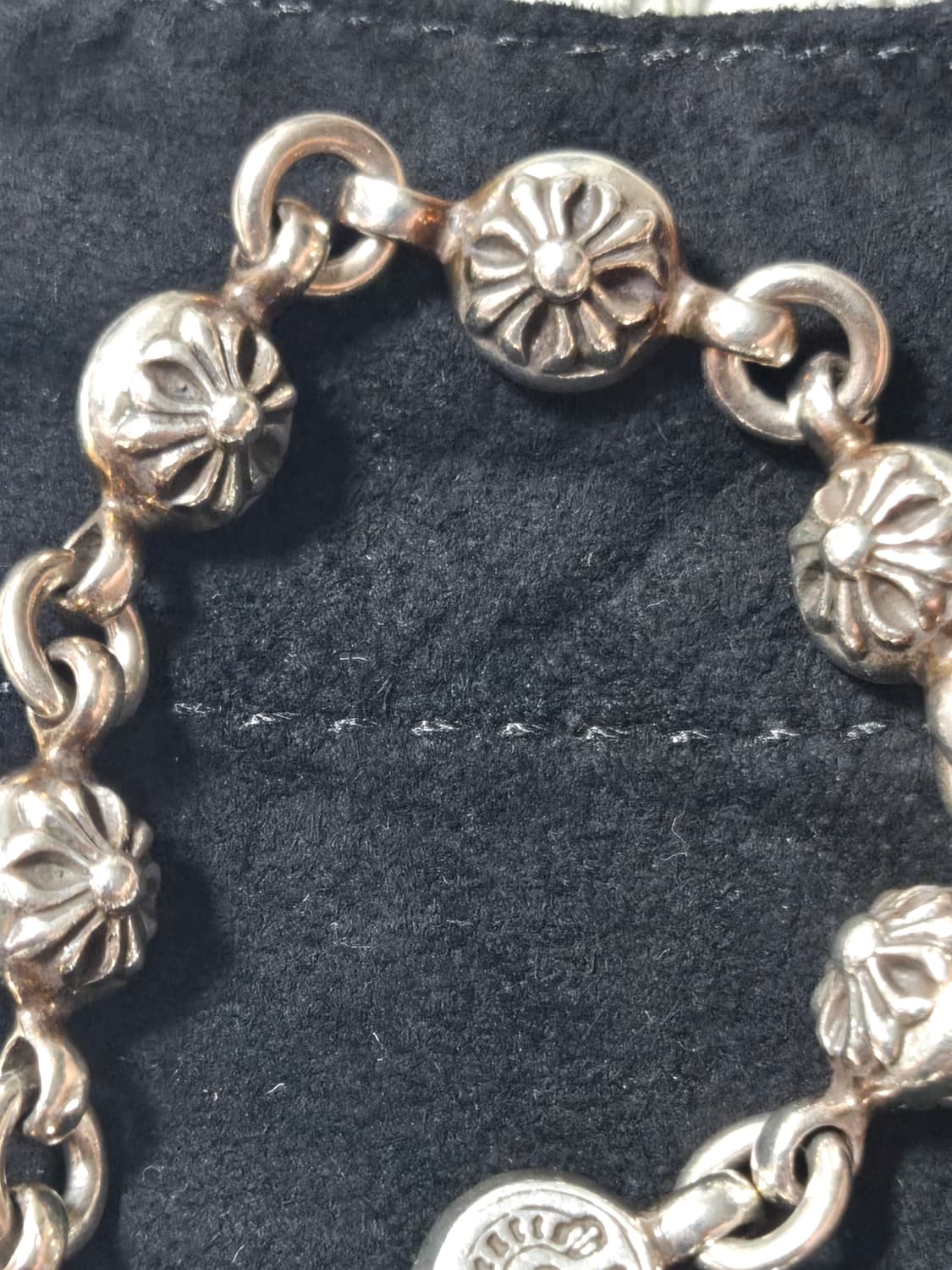 크롬하츠 크로스 링크 팔찌 상품이미지4