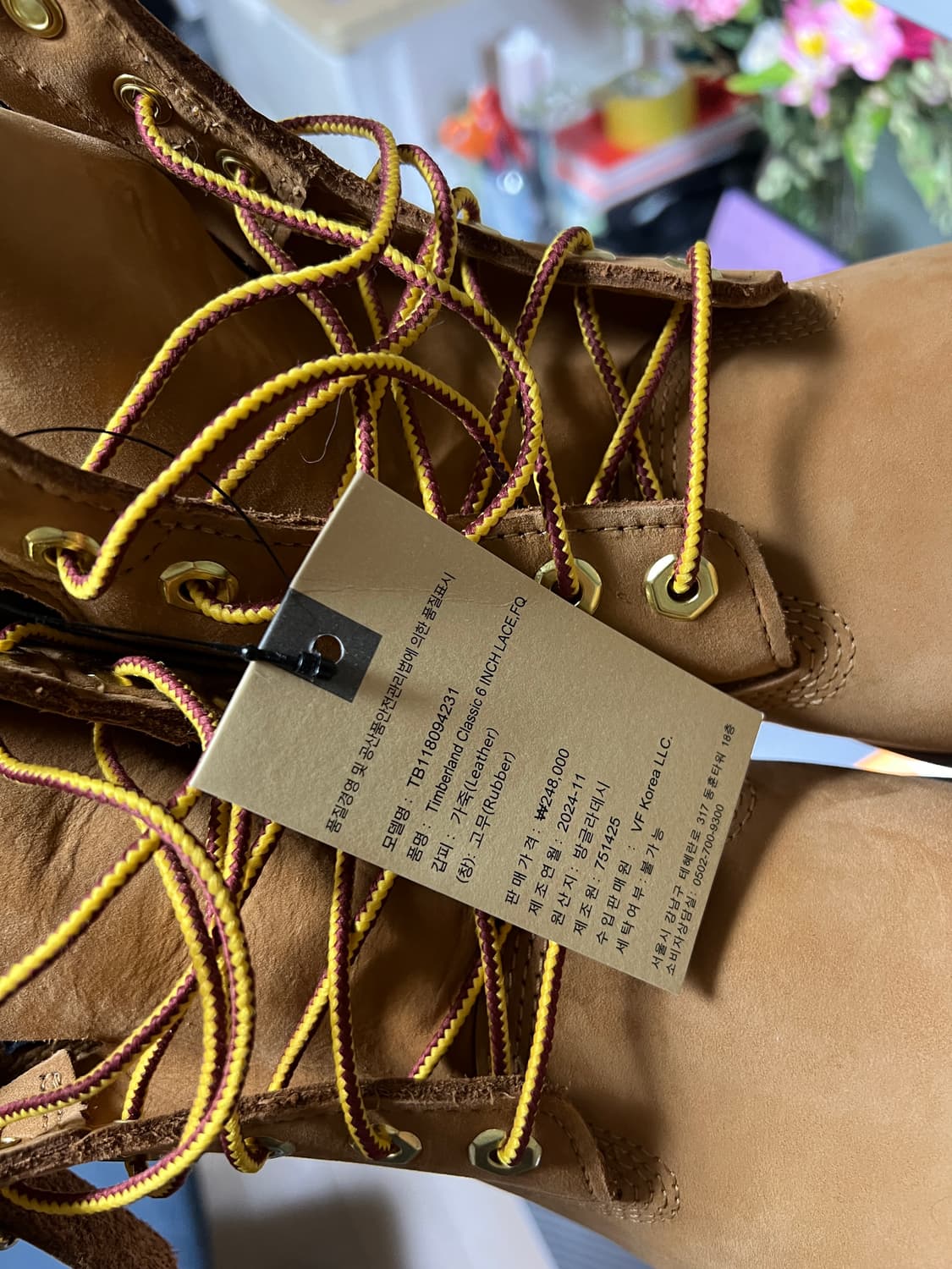 (새상품) 팀버랜드 6인치 워터프루프 부츠 280 상품이미지3