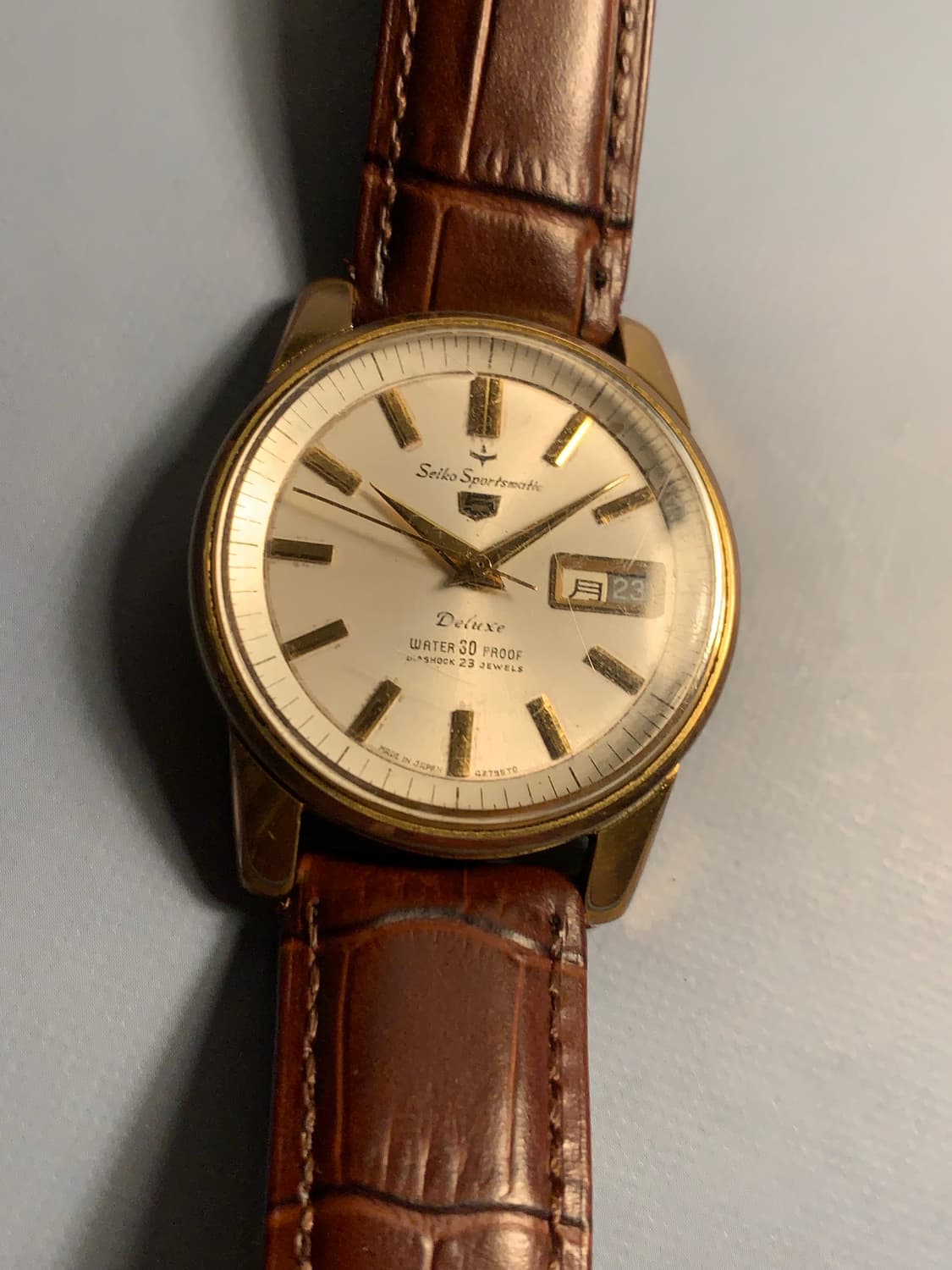 세이코 오토메틱 스포츠매틱 디럭스(Gold Plated 1964) 상품이미지2